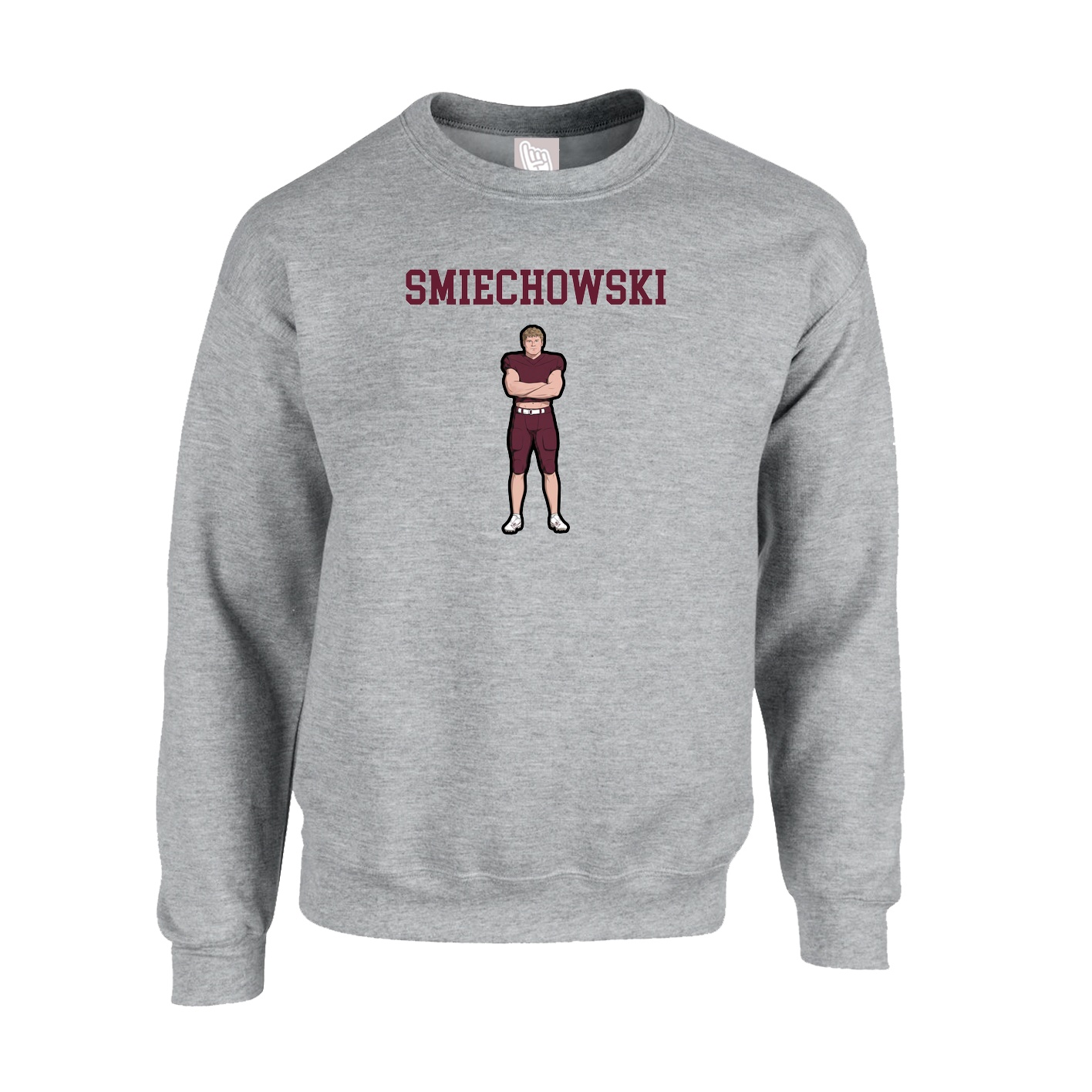 Fleece Crew — Shirsey in Grey