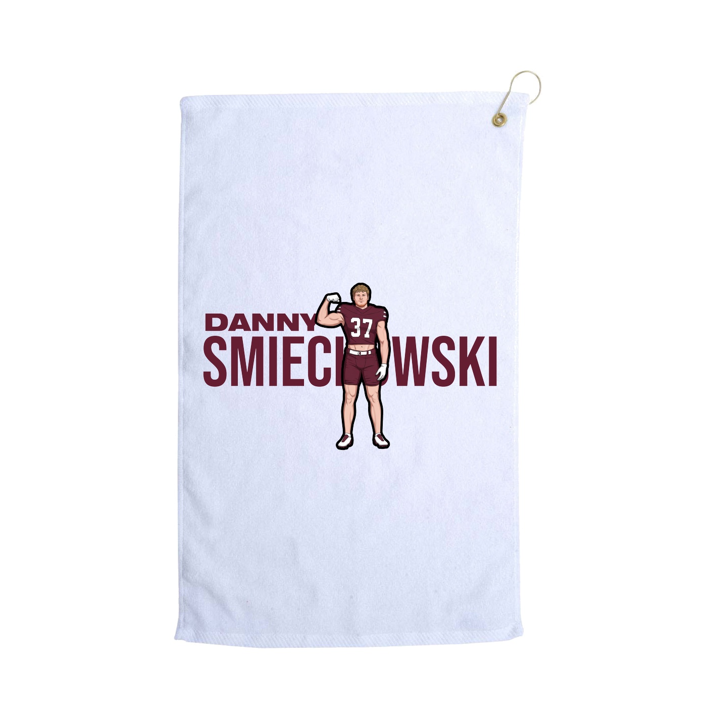 Golf Towel — Player Name in White