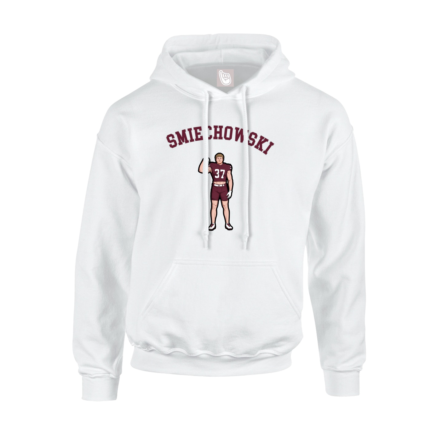 Hoodie — Shirsey Arch in White