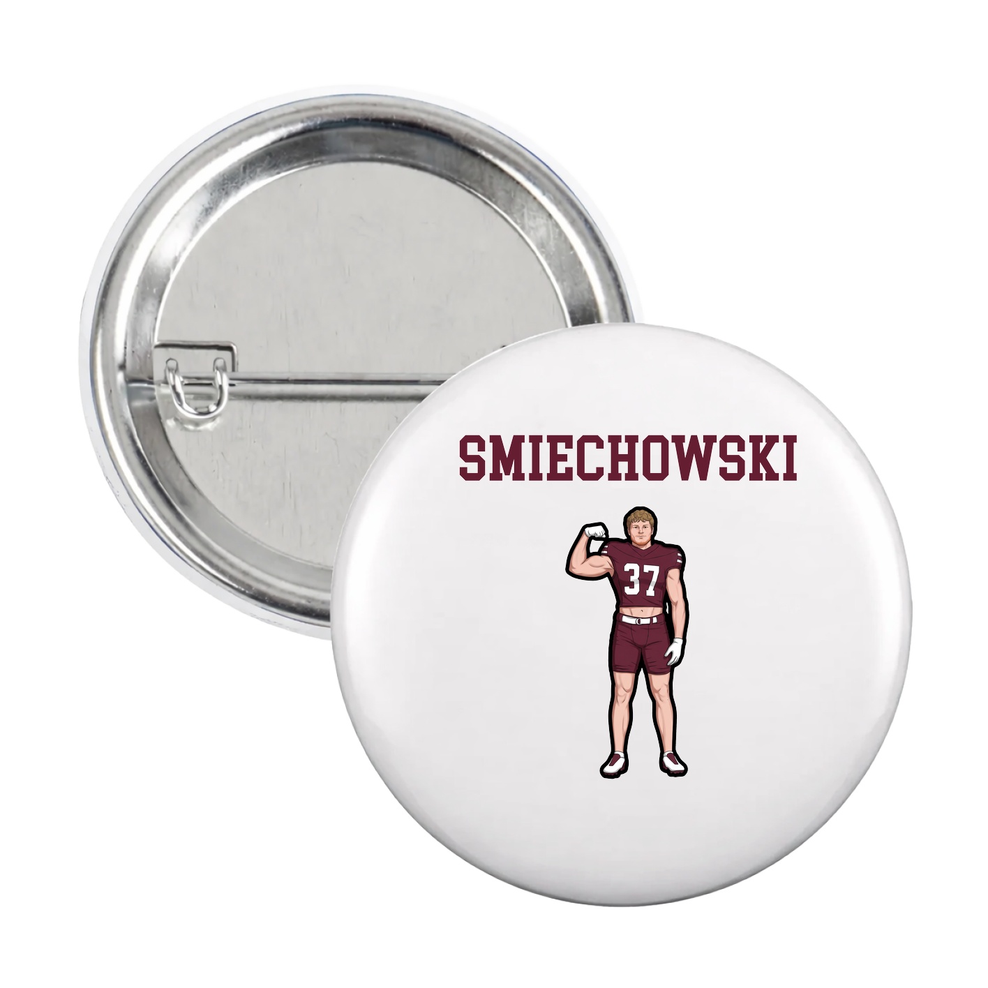 Game Day Button — Shirsey in White
