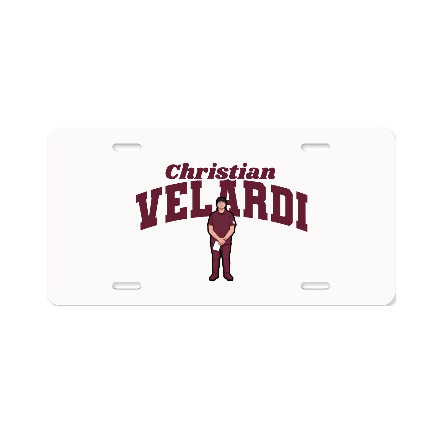 License Plate — Signature Arch in Classic