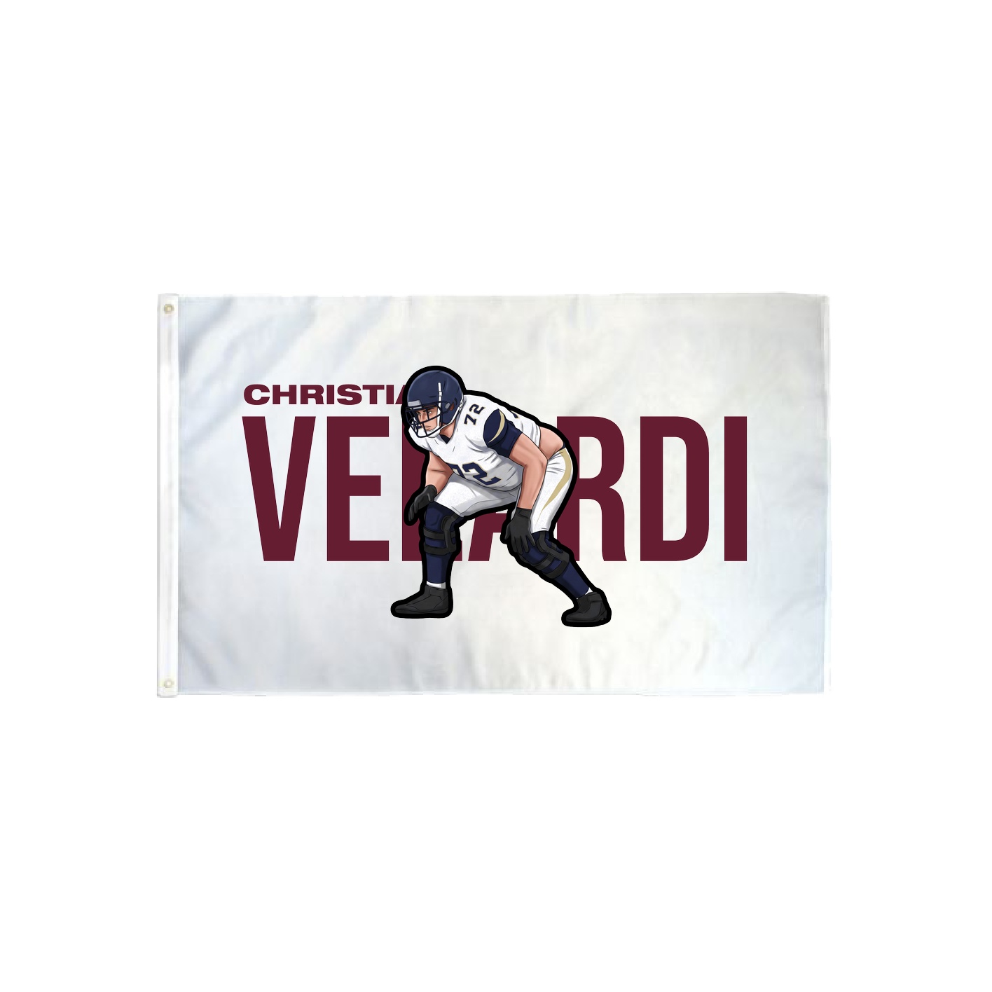 3x5 Flag — Player Name in Classic
