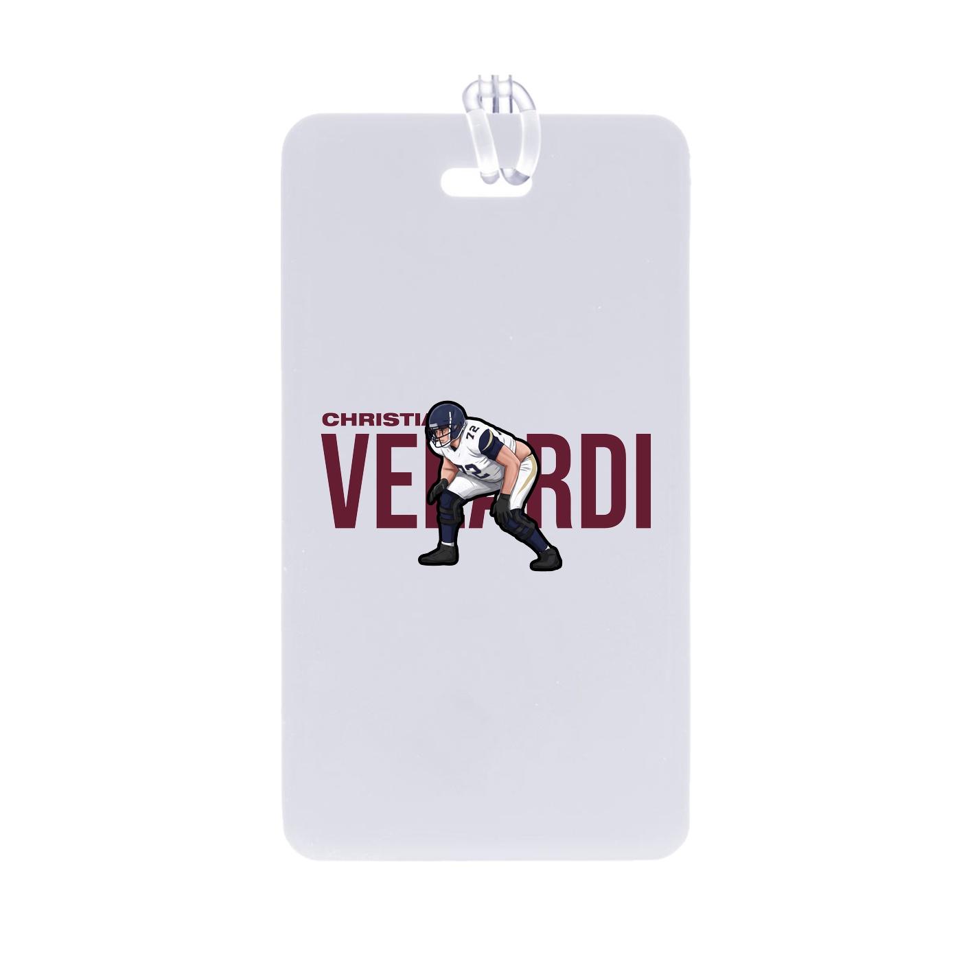 Bag Tag — Player Name in Classic