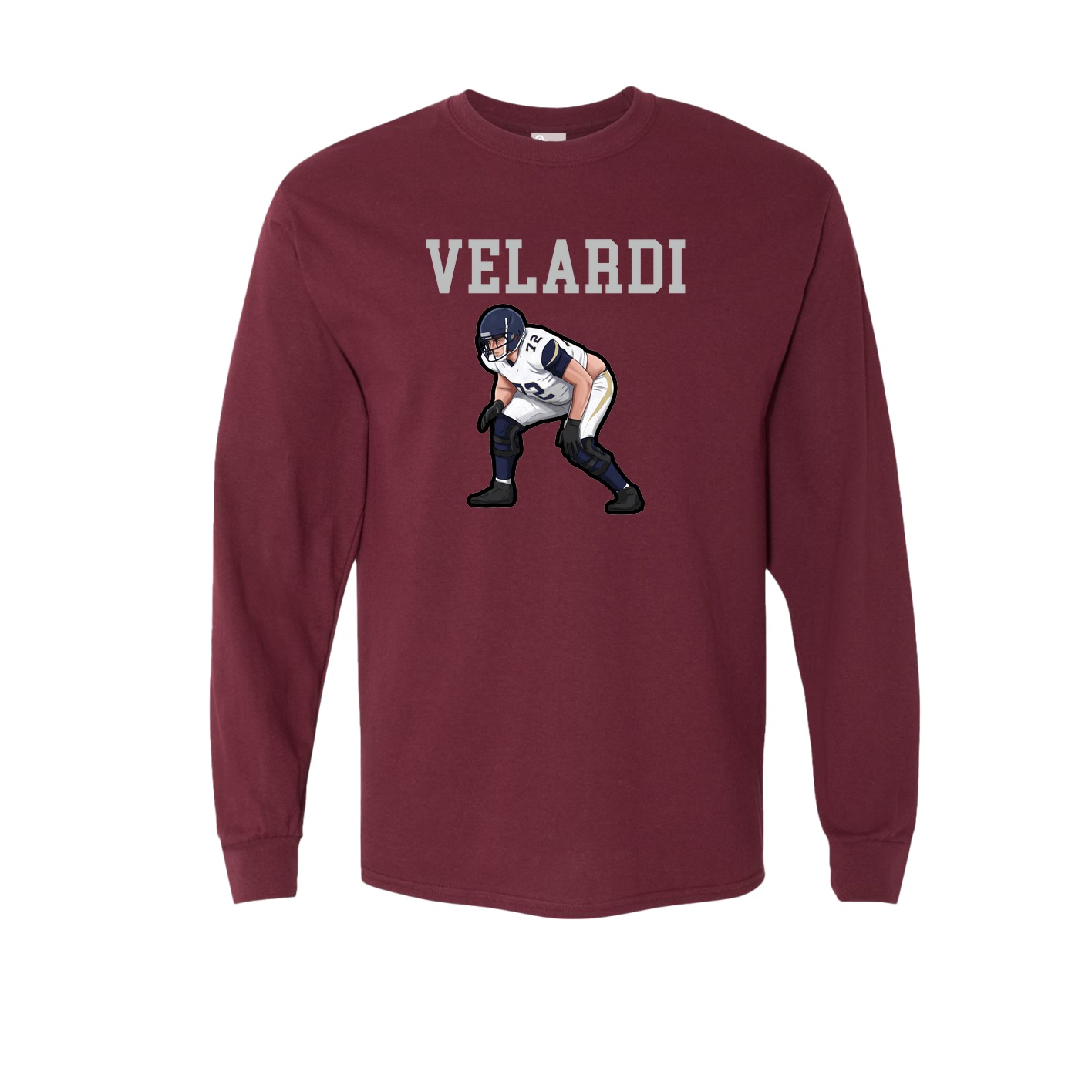 Long Sleeve Tee — Shirsey in Maroon