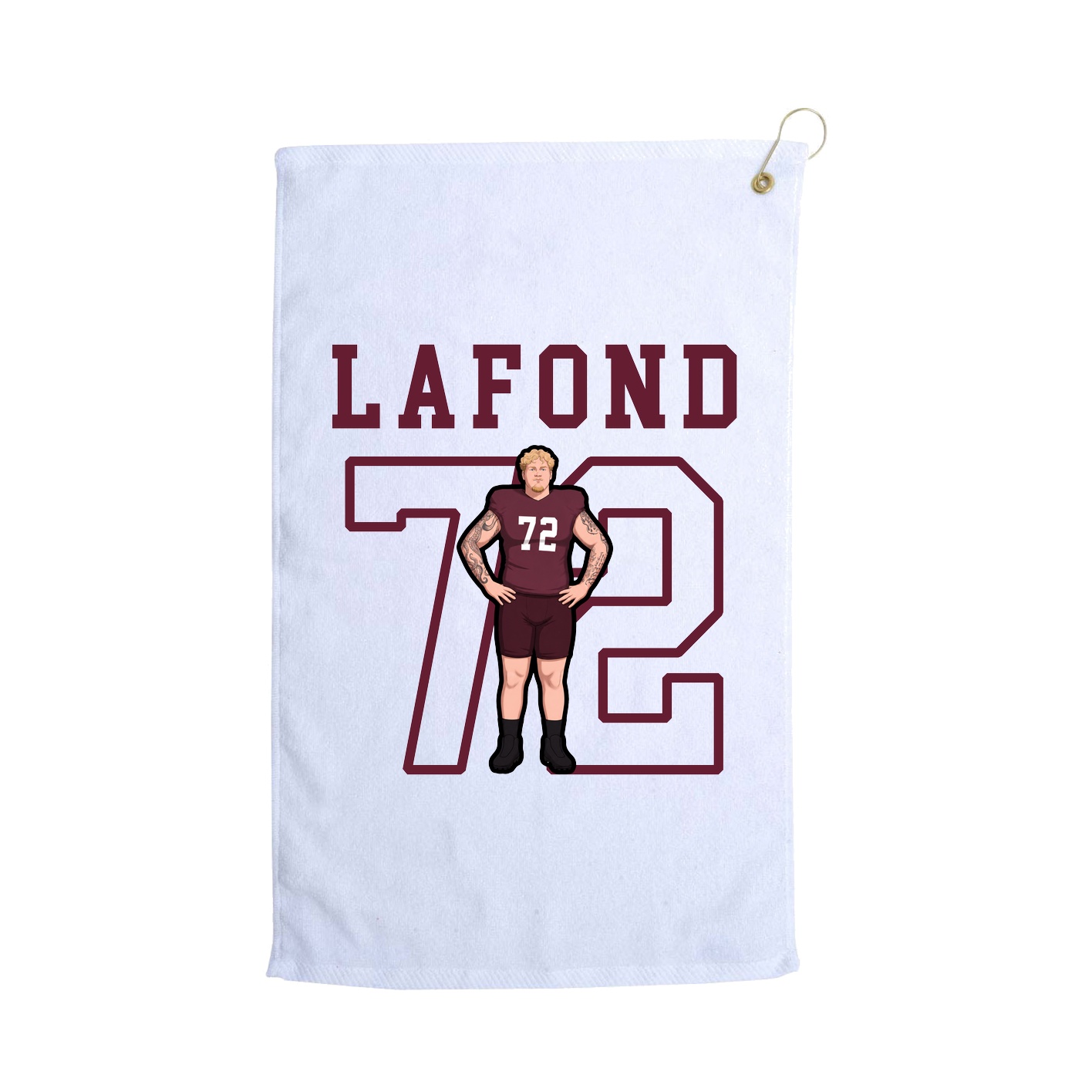 Golf Towel — Shirsey in White
