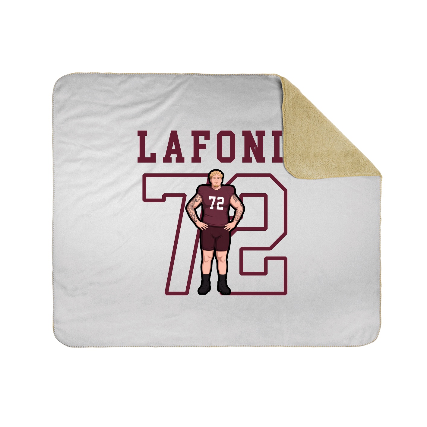 Throw Blanket — Shirsey in White