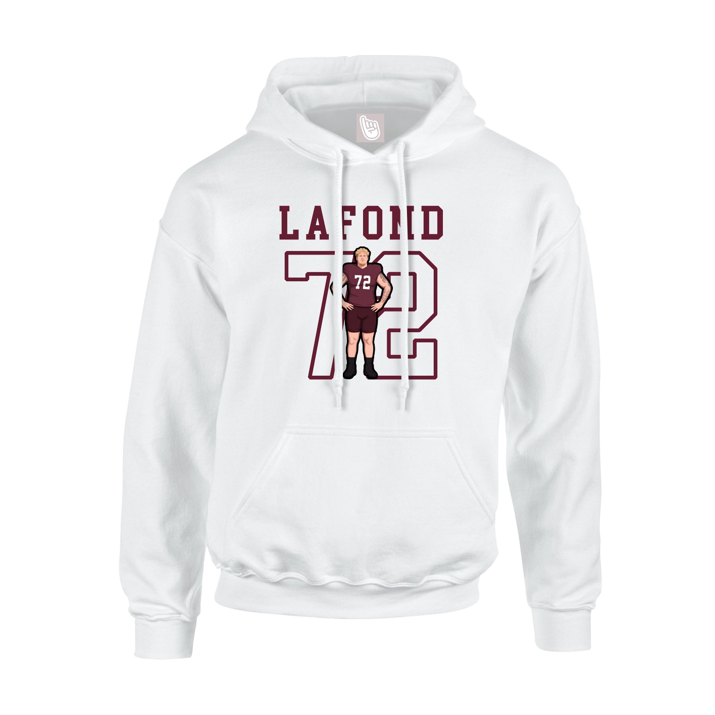 Youth Hoodie — Shirsey in White