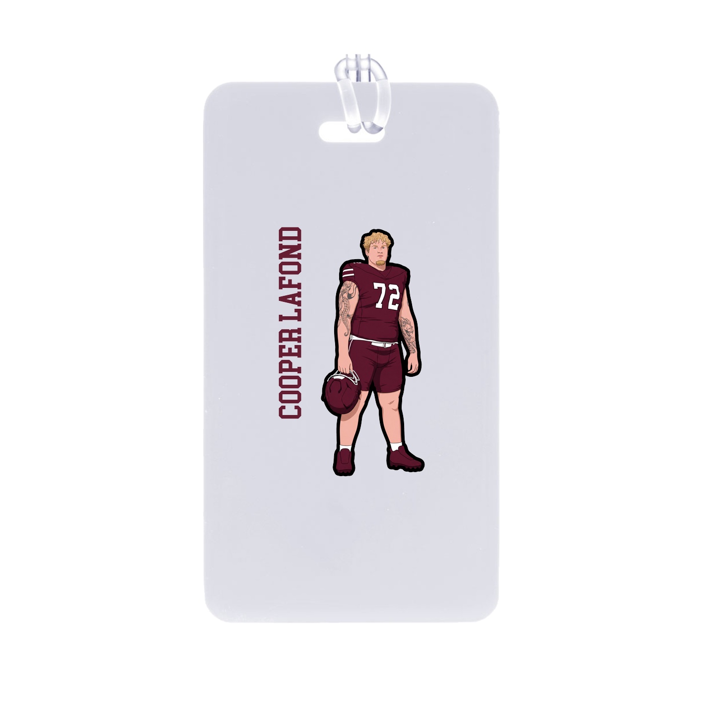 Bag Tag — Name Vertical in Classic