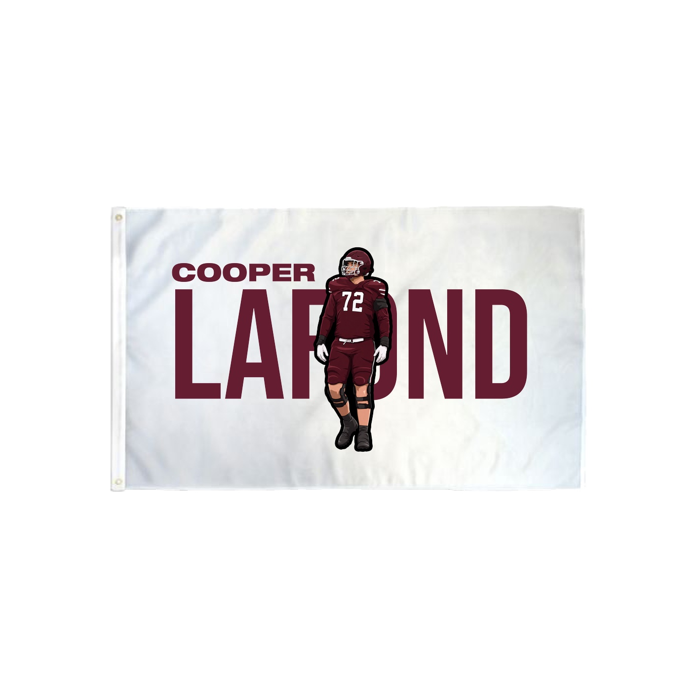 3x5 Flag — Player Name in Classic