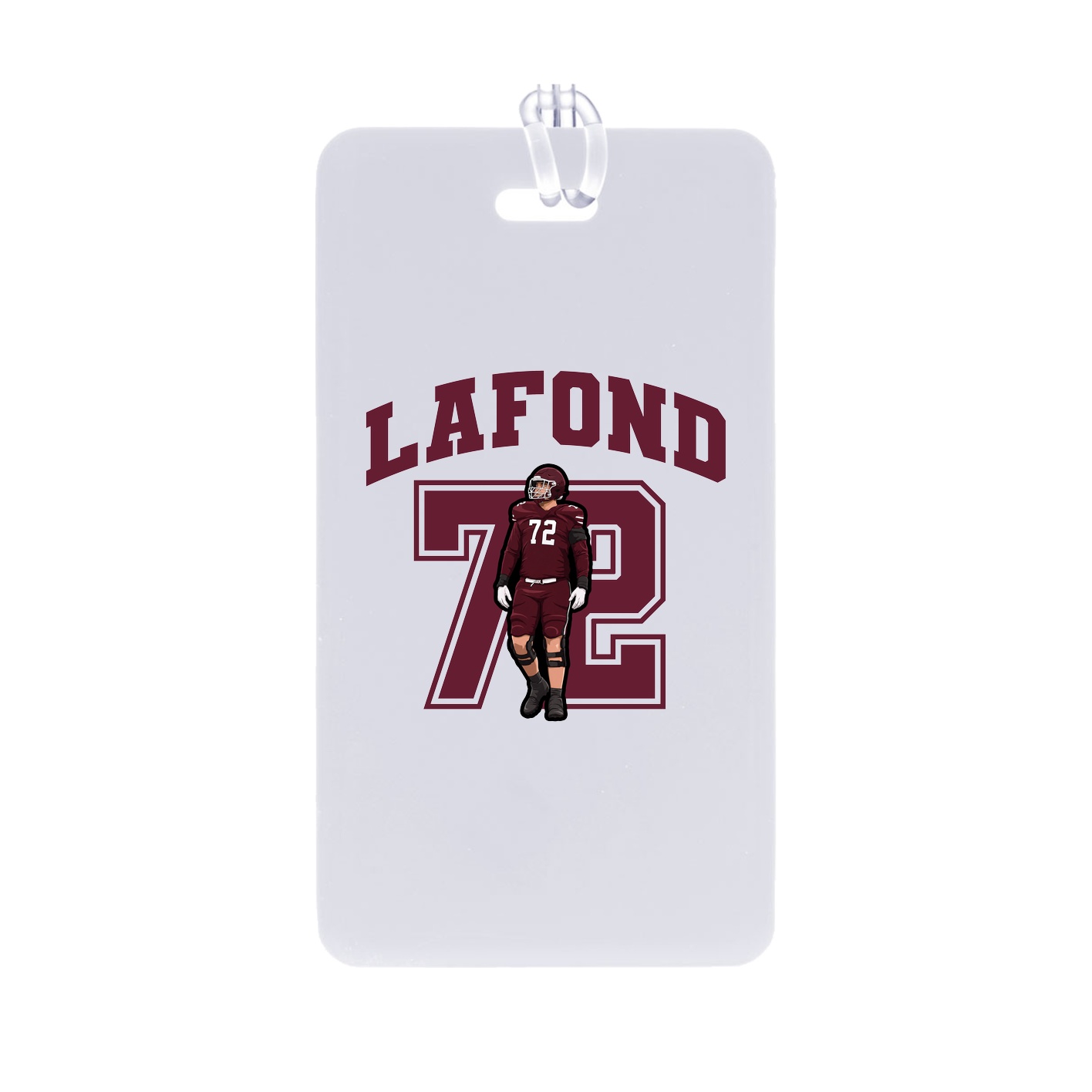 Bag Tag — Number in Classic