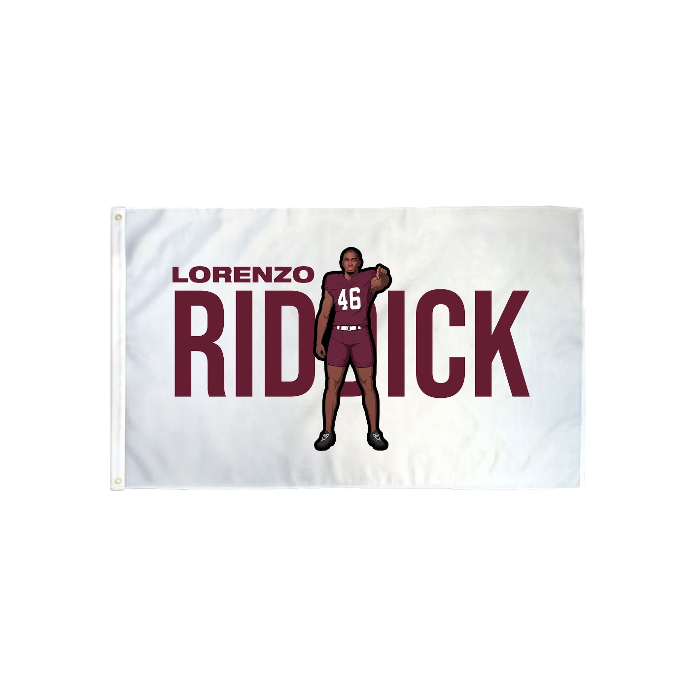 3x5 Flag — Player Name in Classic