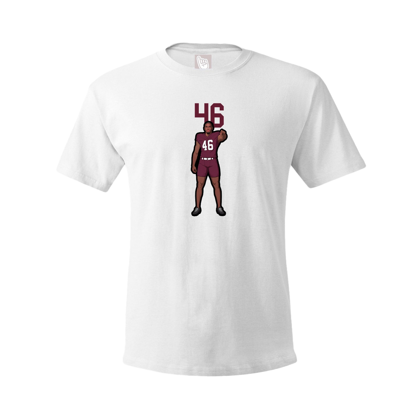 Tee — Number Top in White