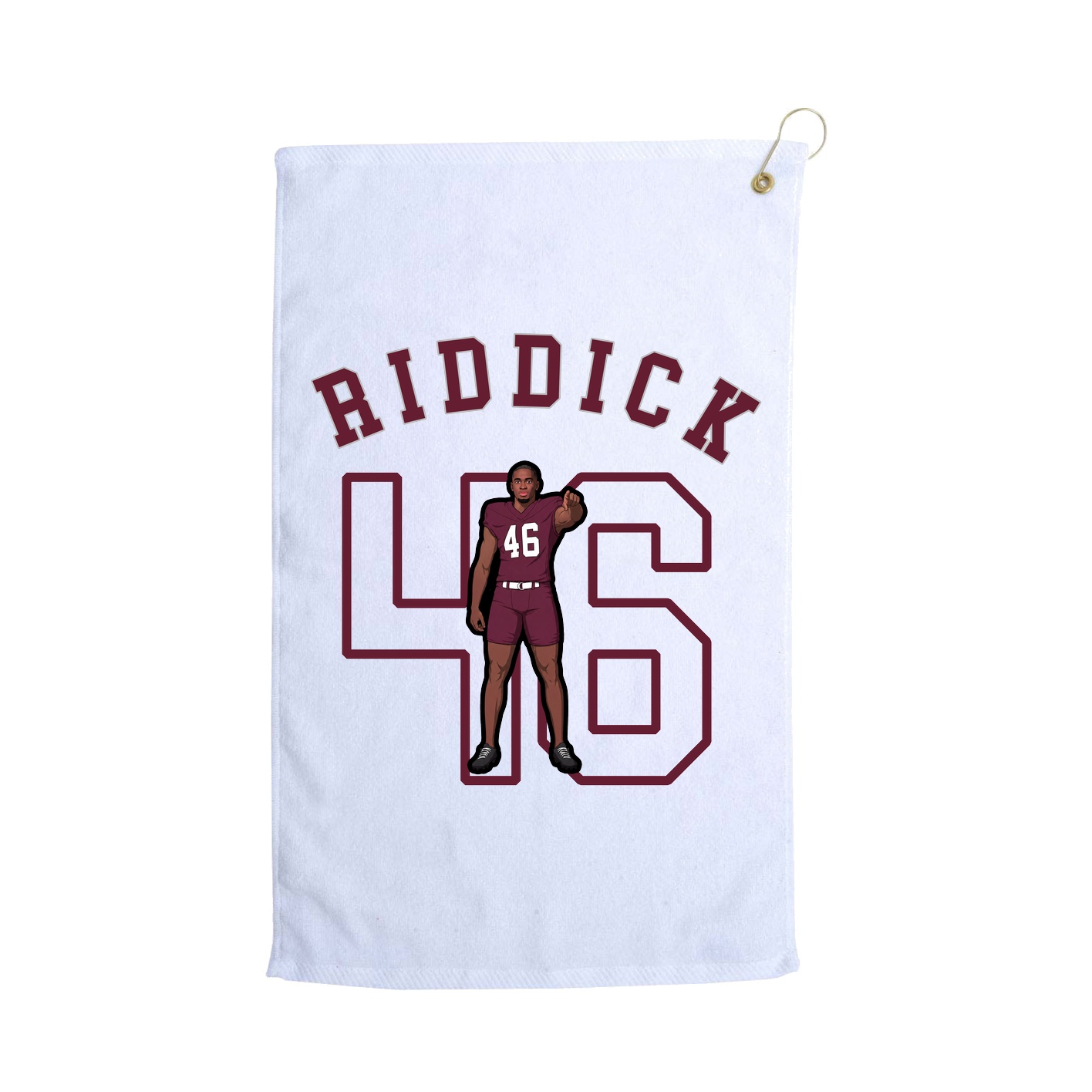 Golf Towel — Shirsey Arch in White