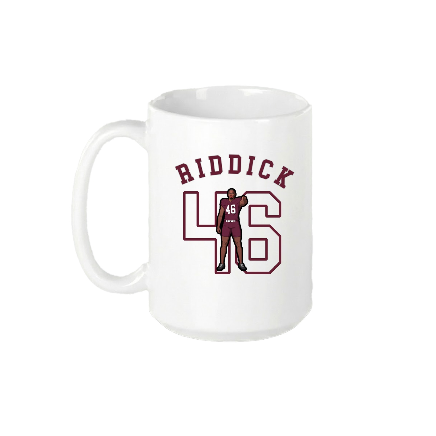 15oz Coffee Mug — Shirsey Arch in White