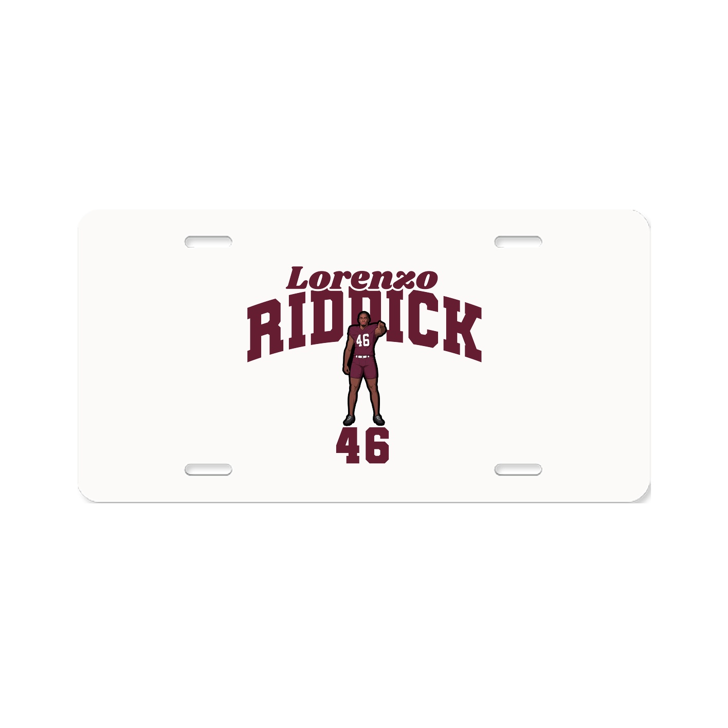 License Plate — Signature Arch in Classic