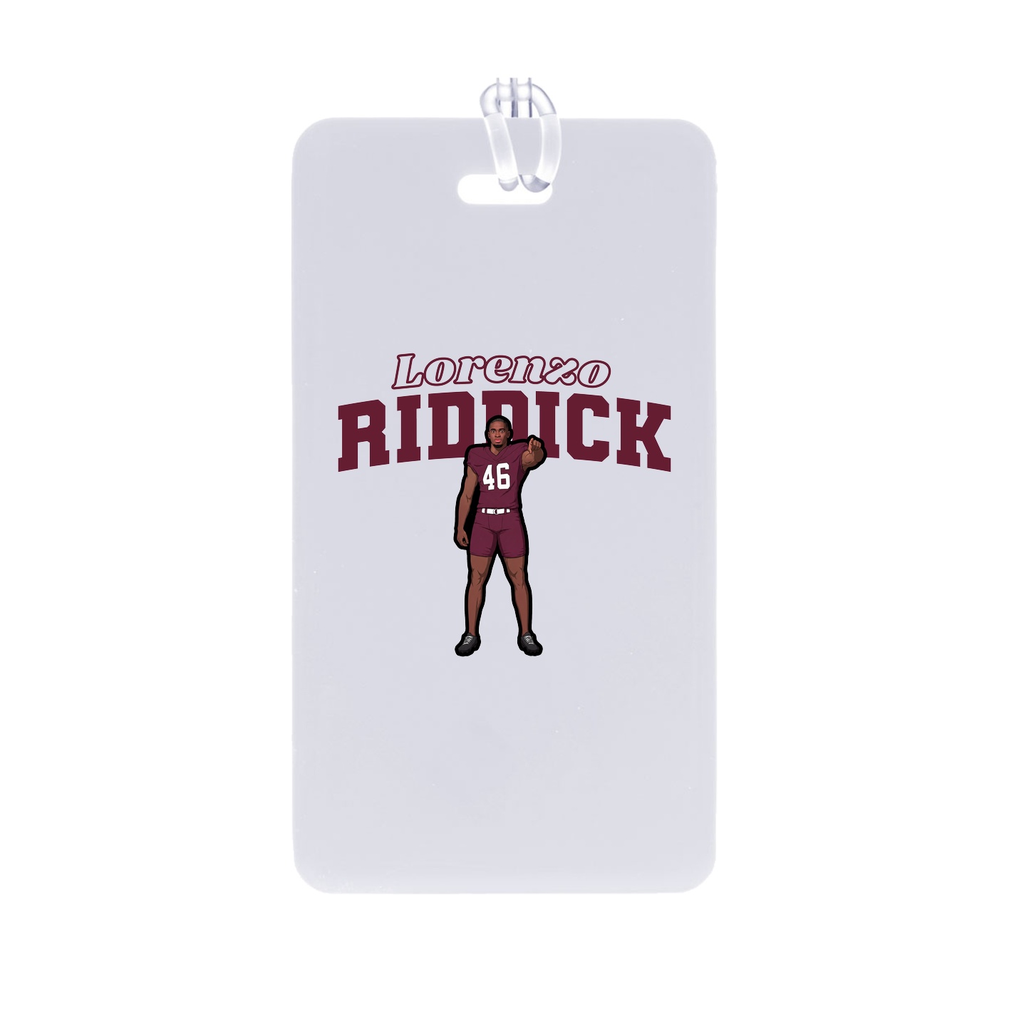 Bag Tag — Name Arch in Classic