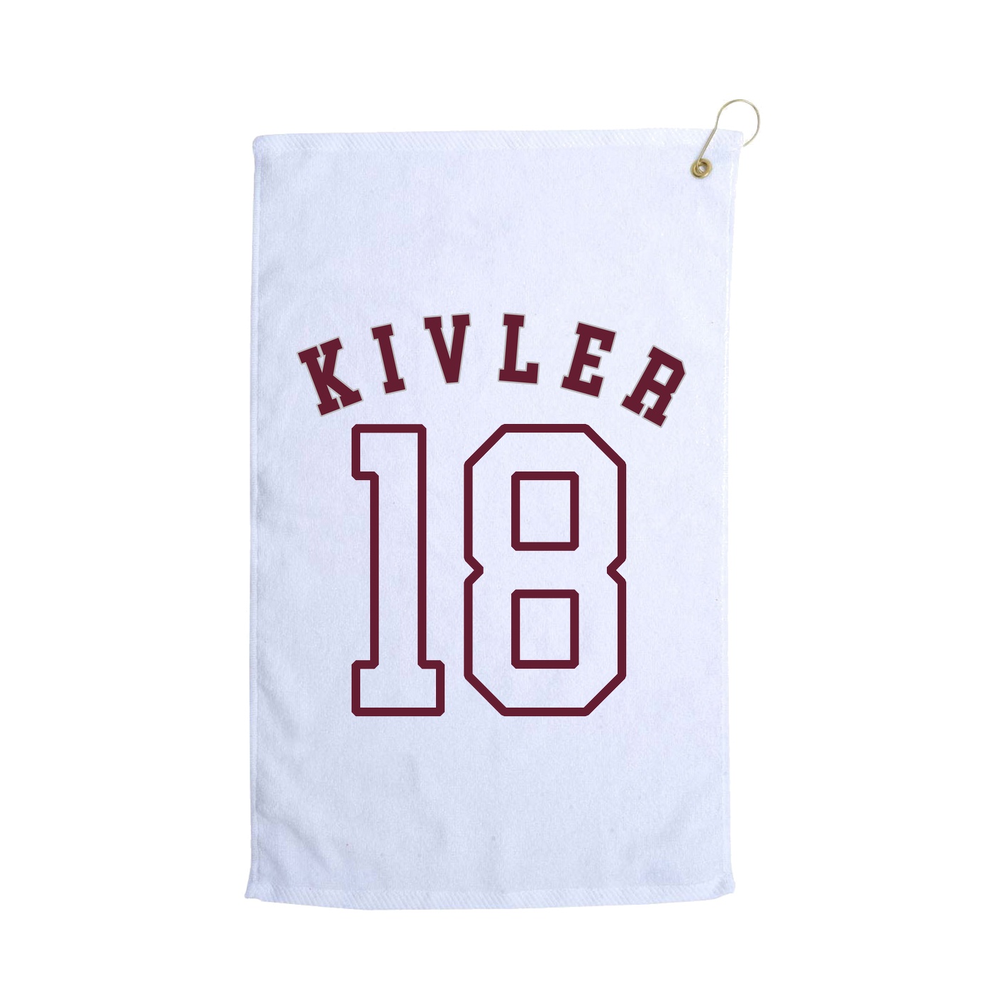 Golf Towel — Shirsey Arch in White