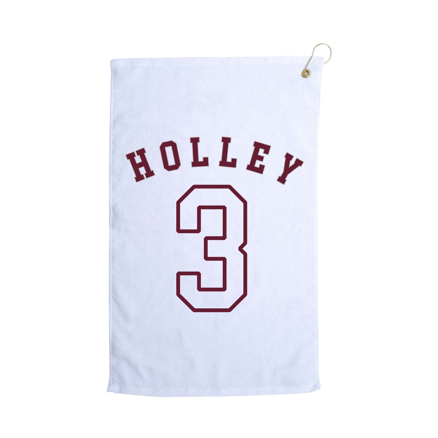 Golf Towel — Shirsey Arch in White