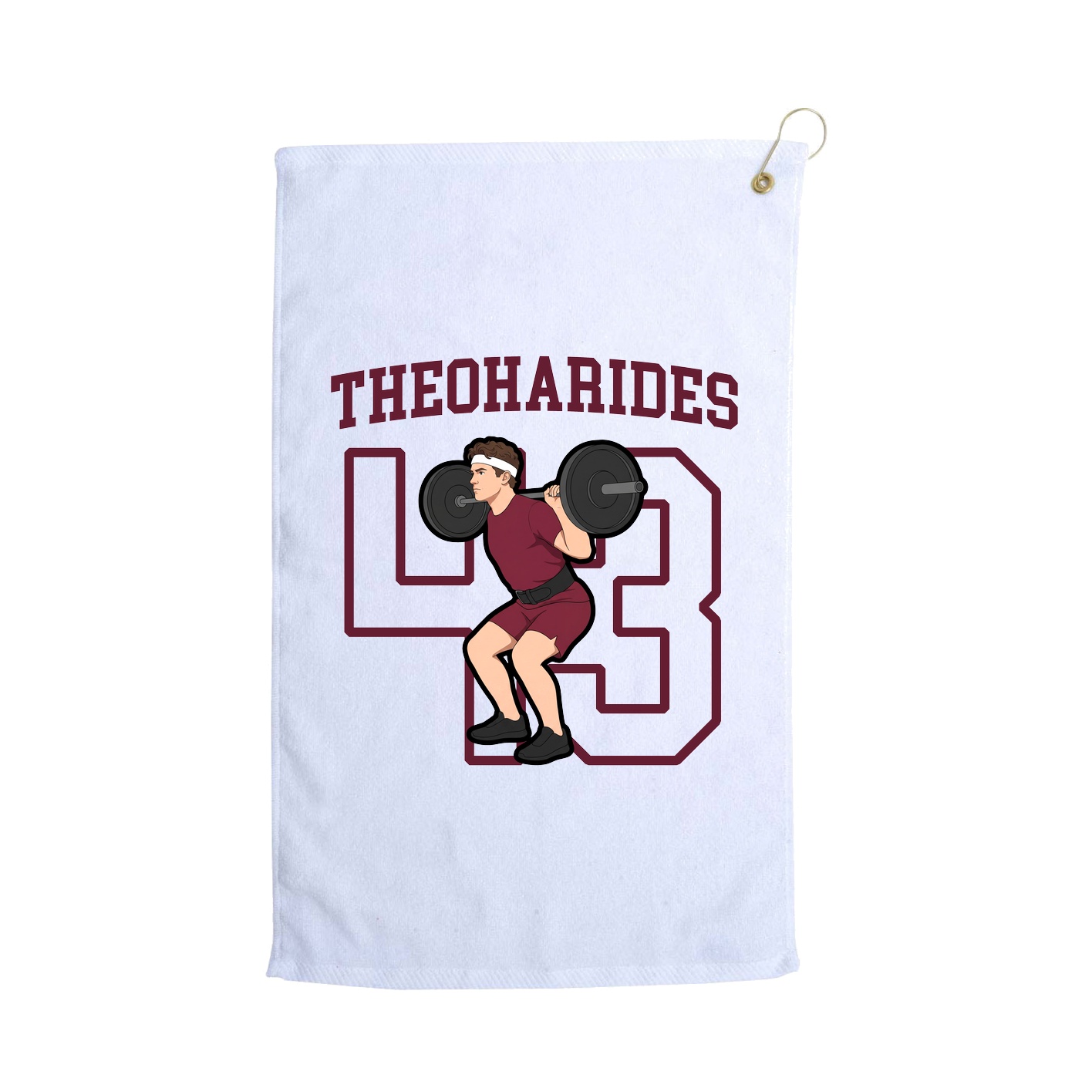 Golf Towel — Shirsey in White