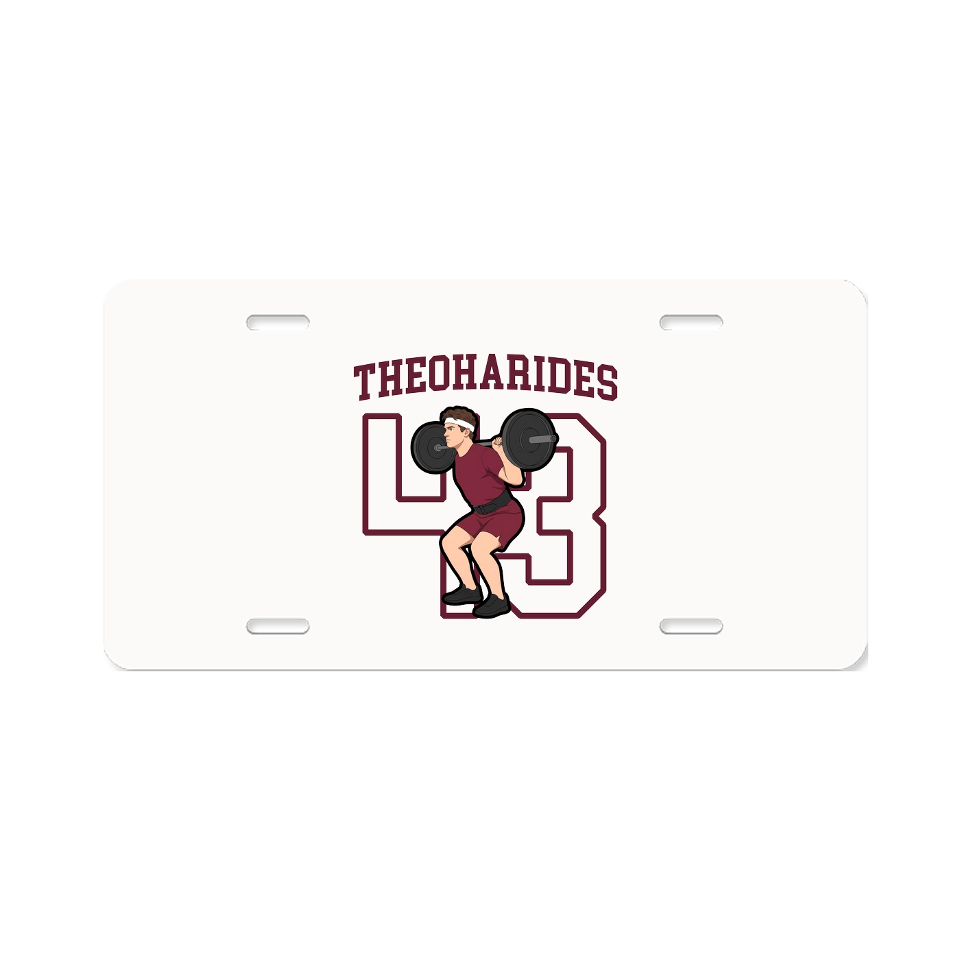 License Plate — Shirsey in Classic