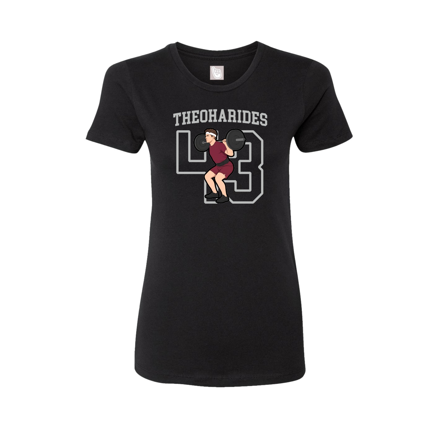 Fitted Women's Tee — Shirsey in Black