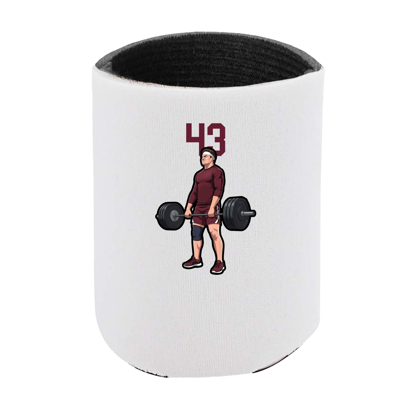 Can Holder — Number Top in White