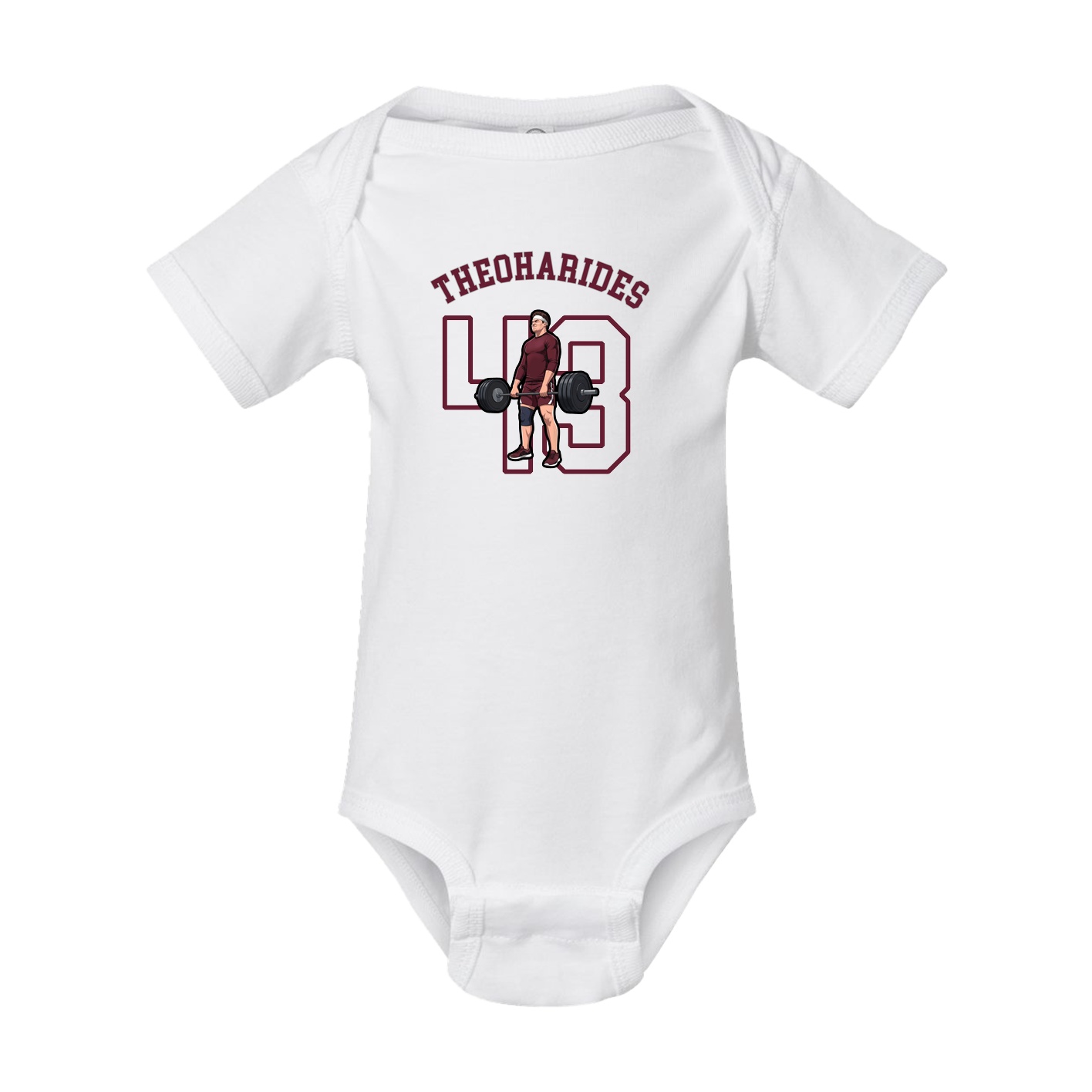 Baby Onesie — Shirsey Arch in White