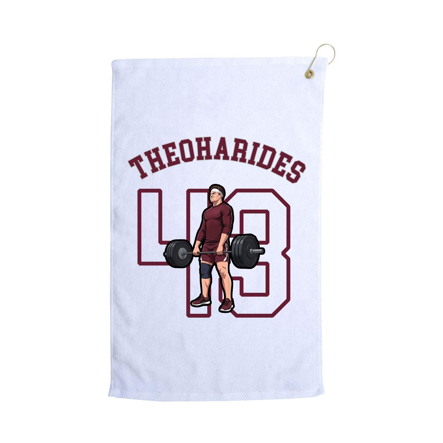 Golf Towel — Shirsey Arch in White