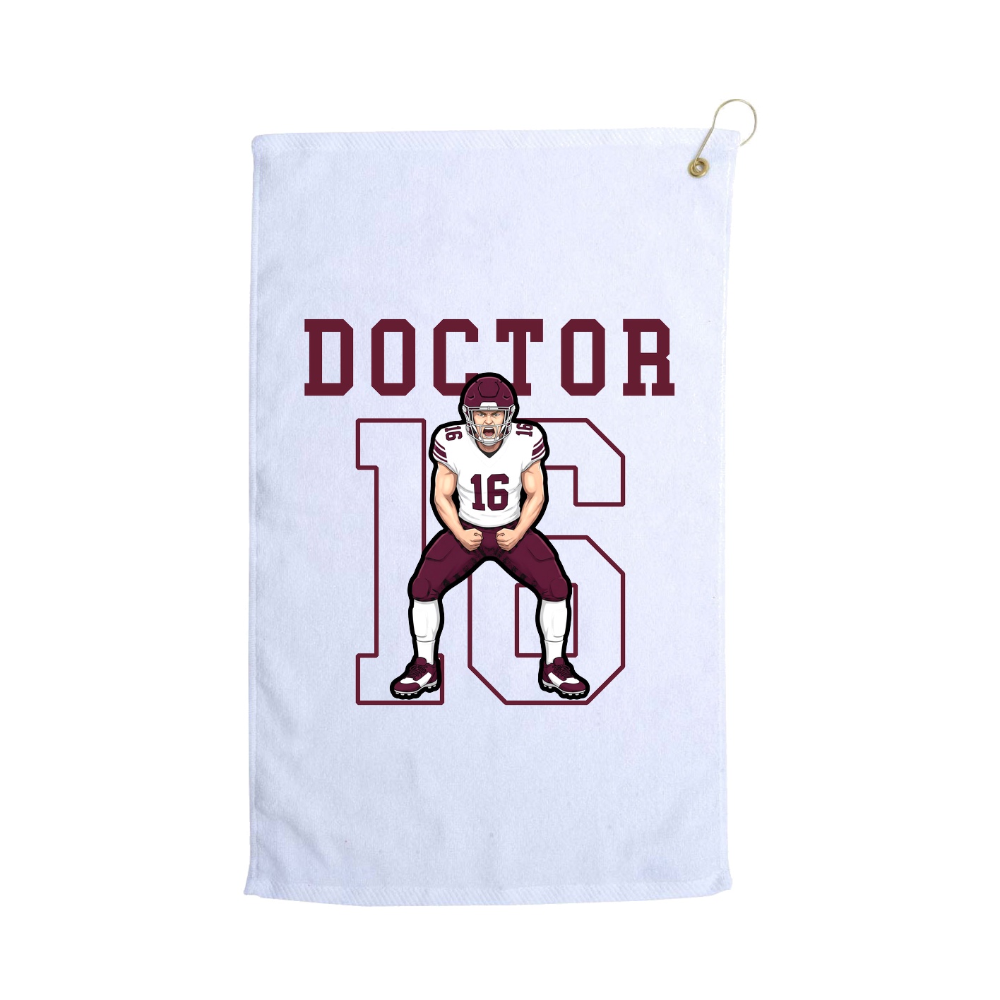 Golf Towel — Shirsey in White