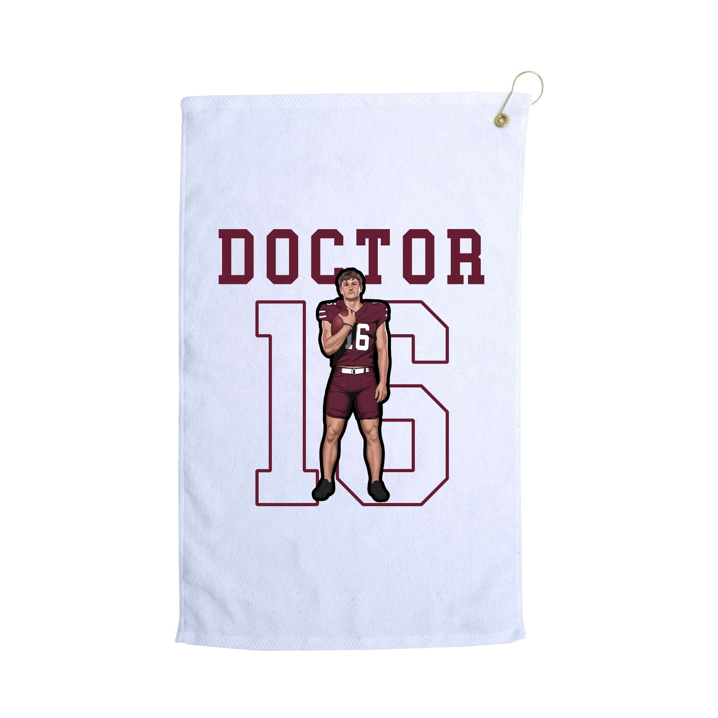 Golf Towel — Shirsey in White