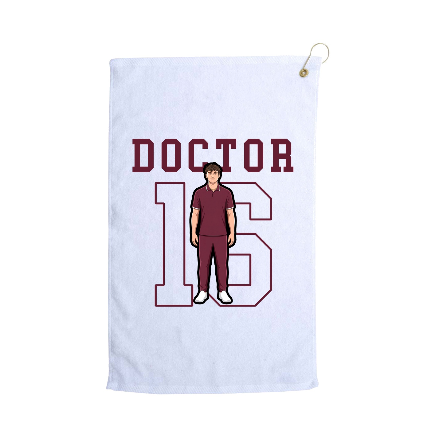 Golf Towel — Shirsey in White