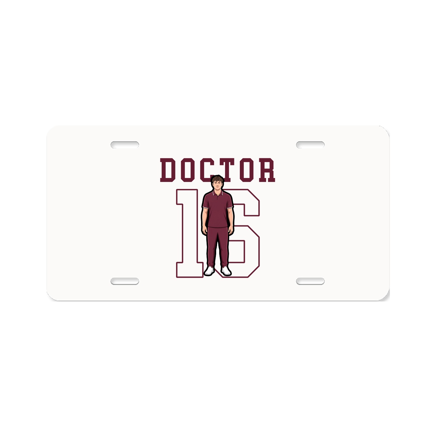 License Plate — Shirsey in Classic