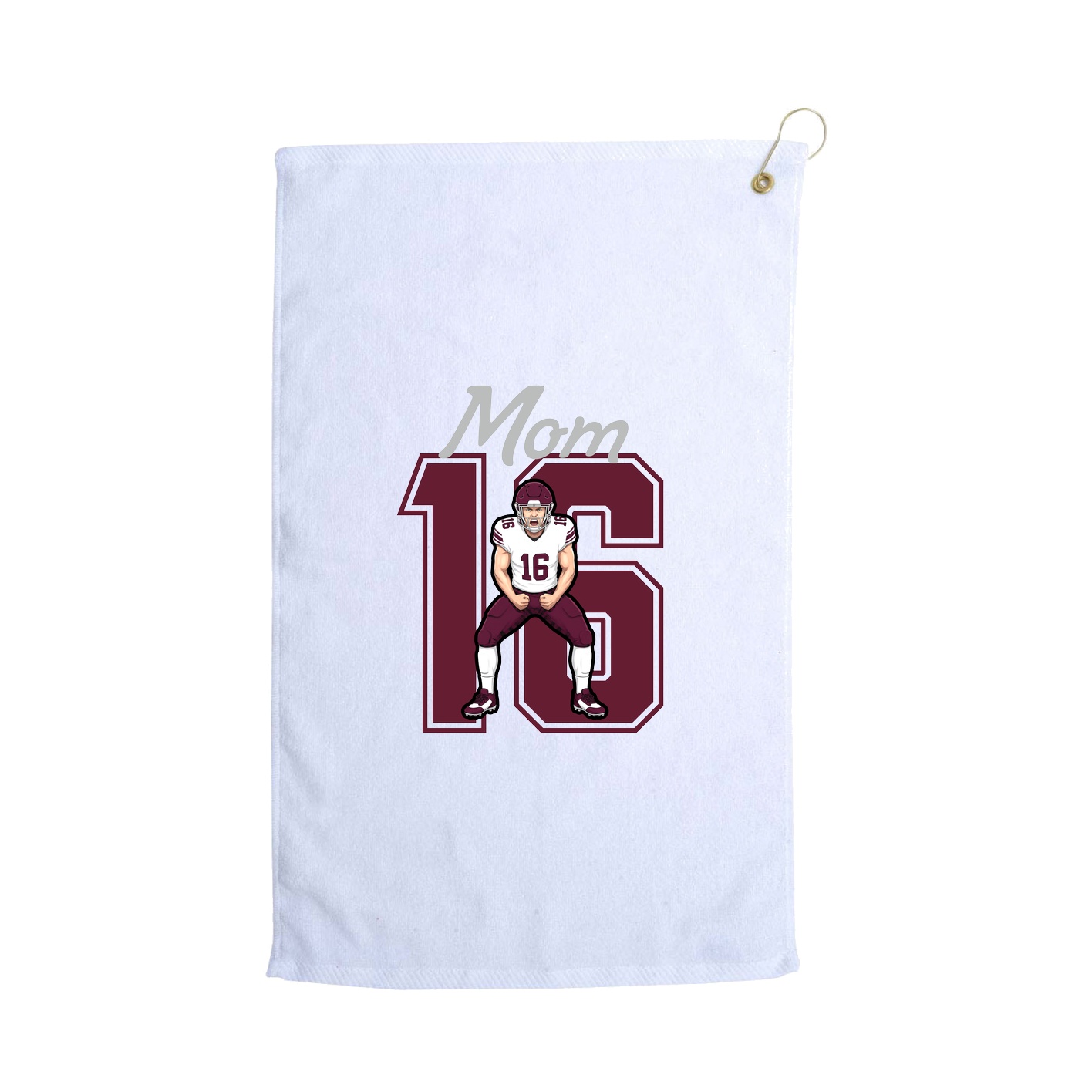 Golf Towel — Mothers Day Shirsey in White