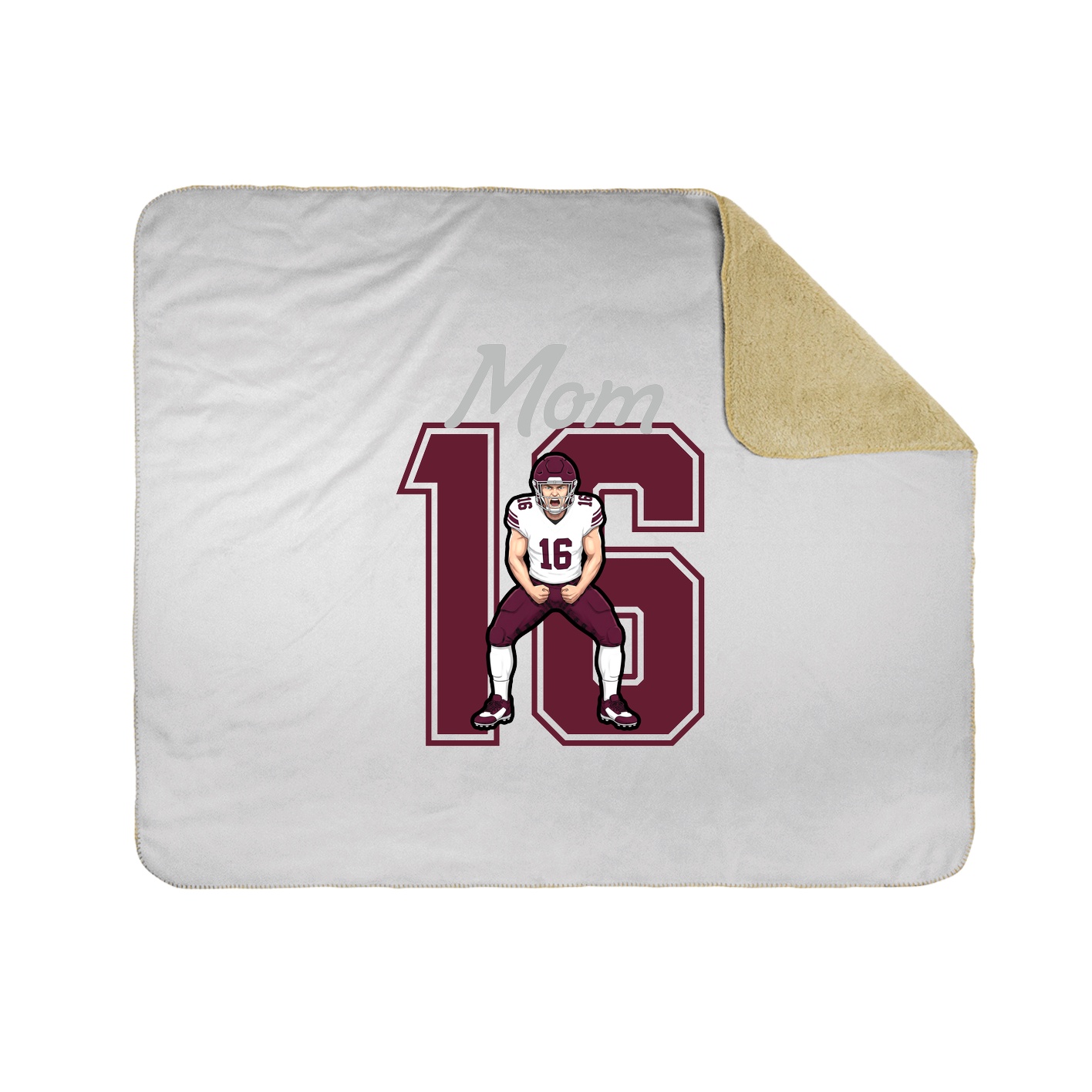 Throw Blanket — Mothers Day Shirsey in White