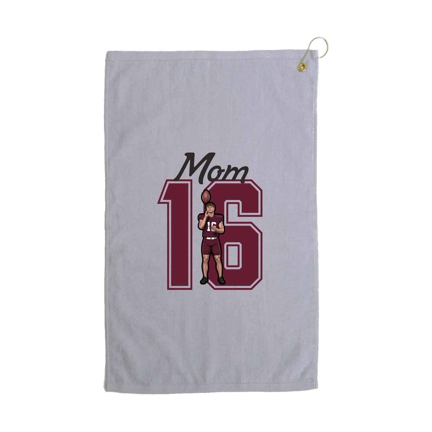 Golf Towel — Mothers Day Shirsey in Grey