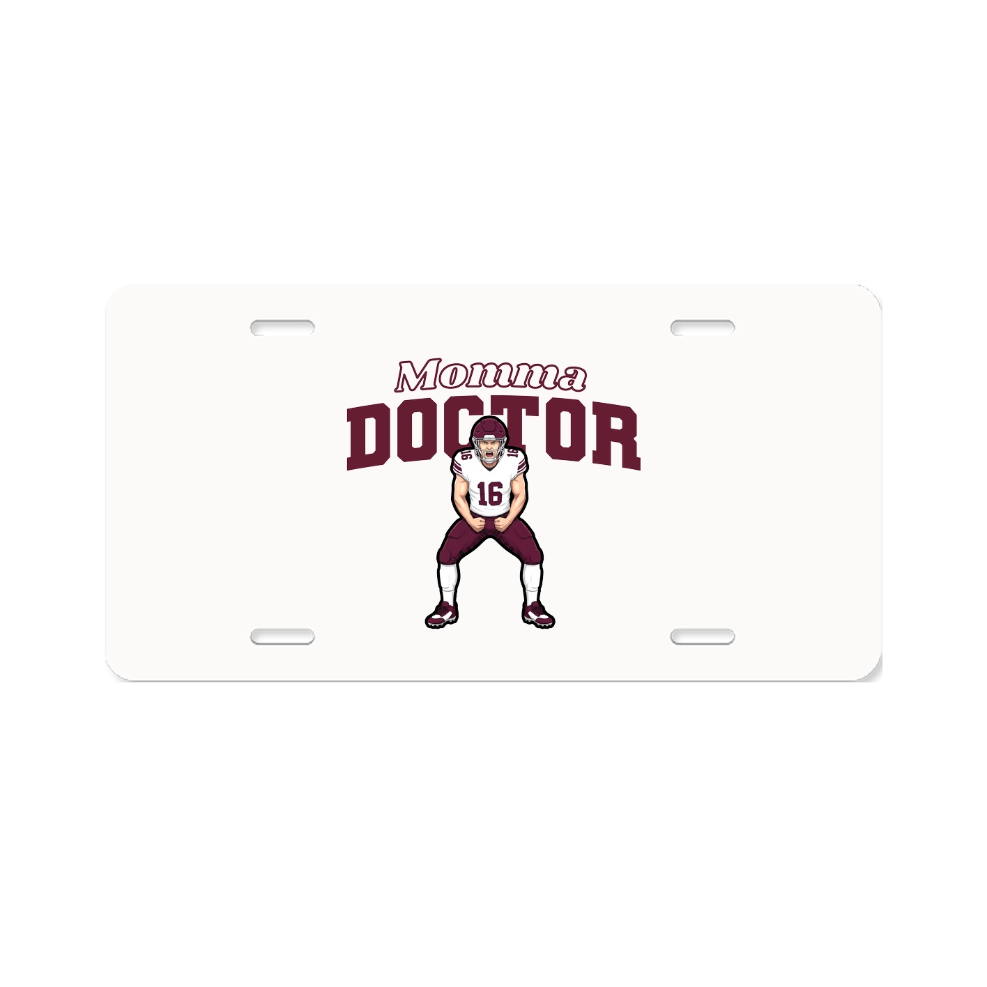 License Plate — Mothers Day Block in Classic