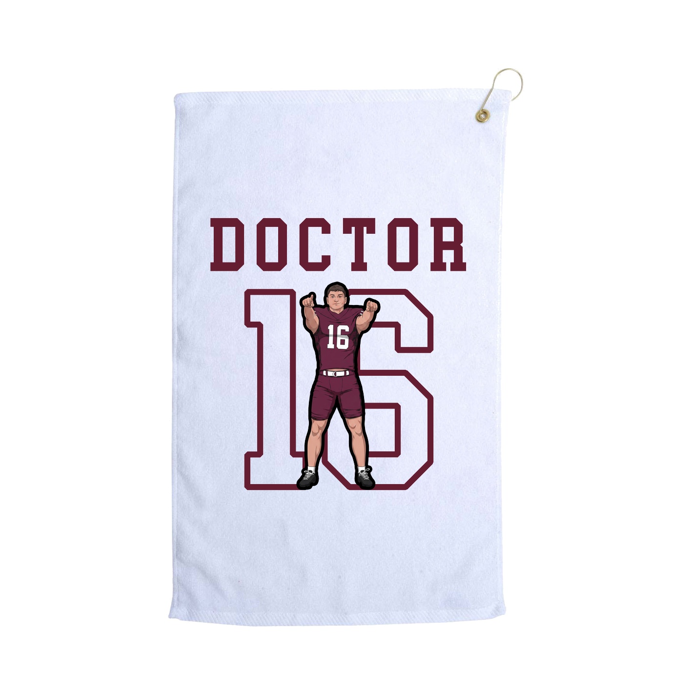 Golf Towel — Shirsey in White