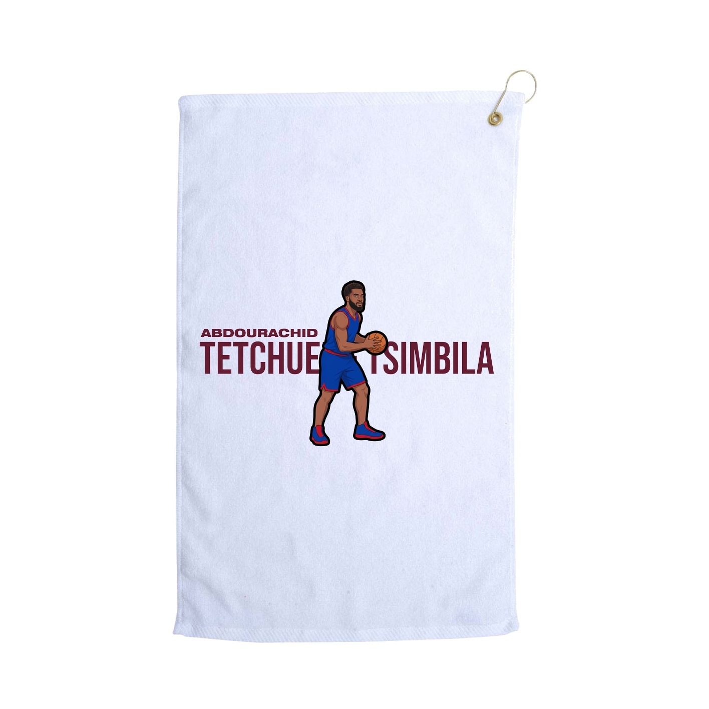 Golf Towel — Player Name in White