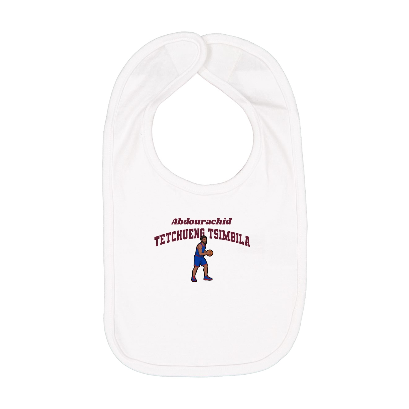 Infant Bib — Signature Arch in White