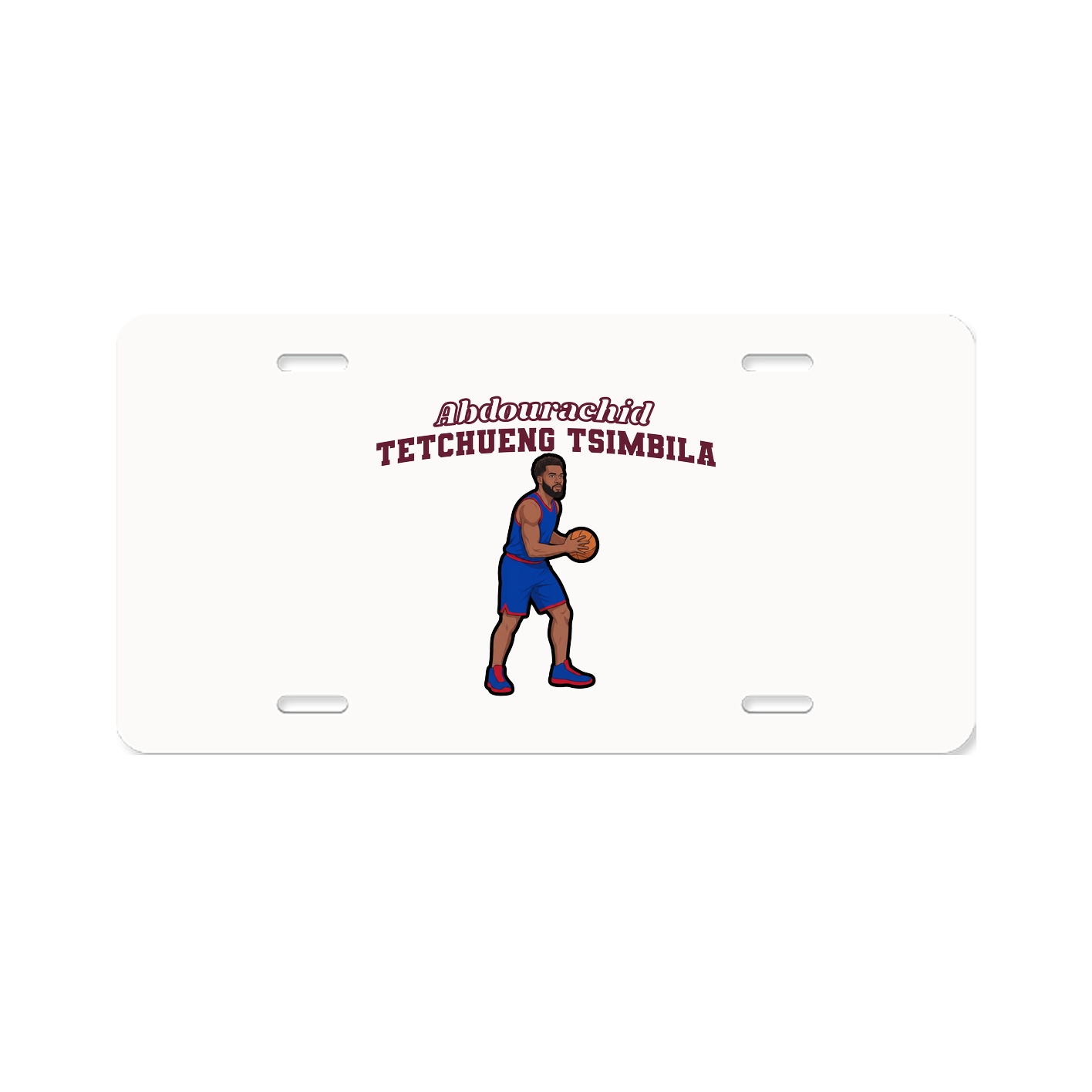 License Plate — Name Arch in Classic