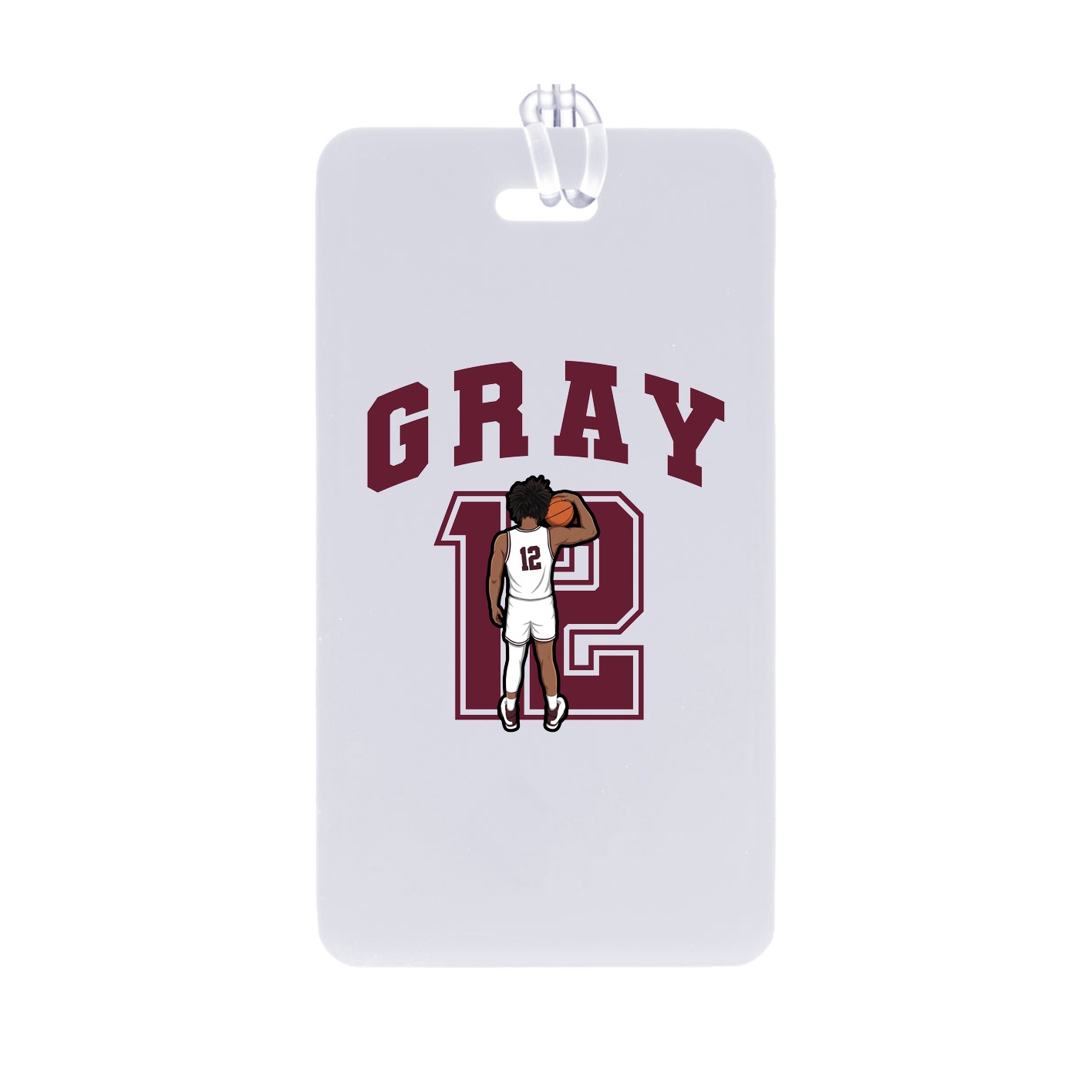 Bag Tag — Number in Classic