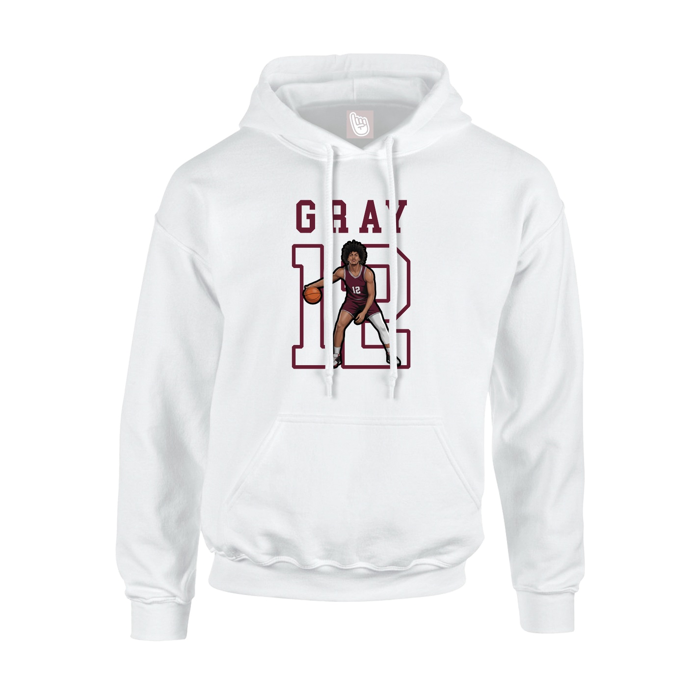 Youth Hoodie — Shirsey in White