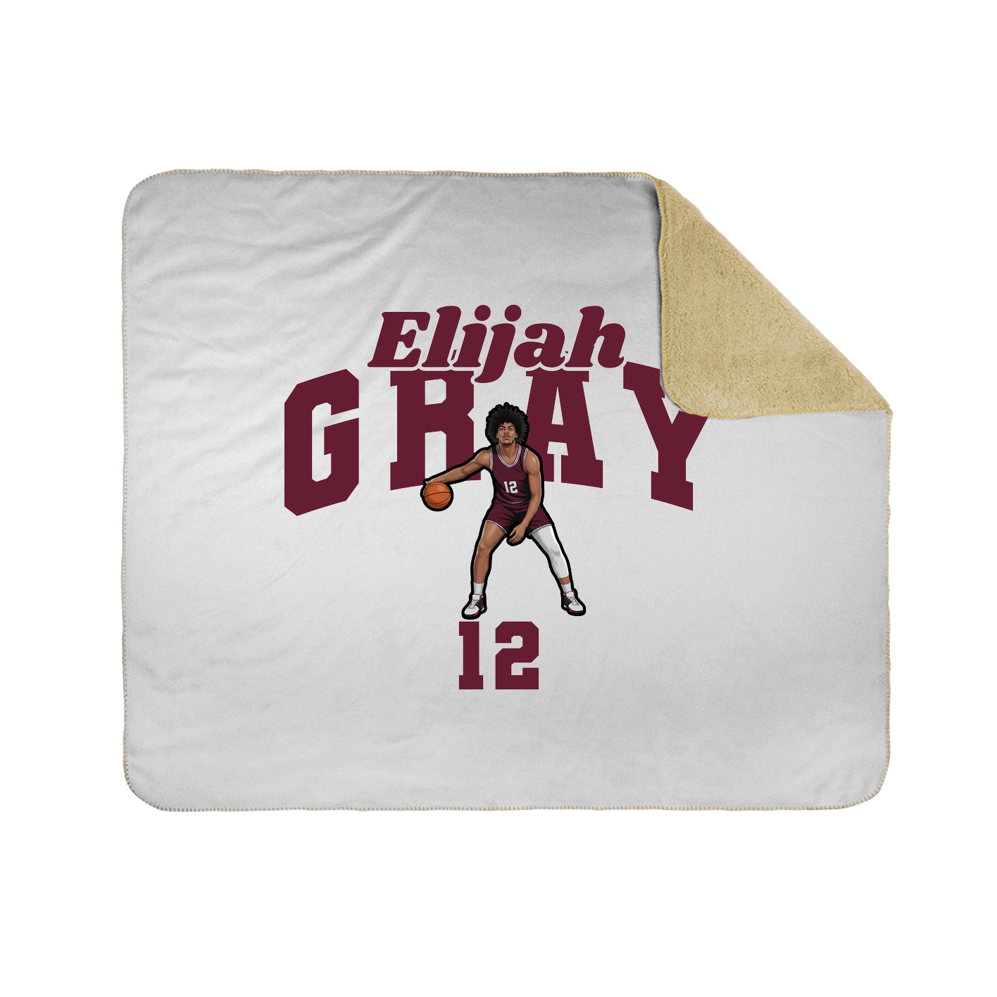 Throw Blanket — Signature Arch in White