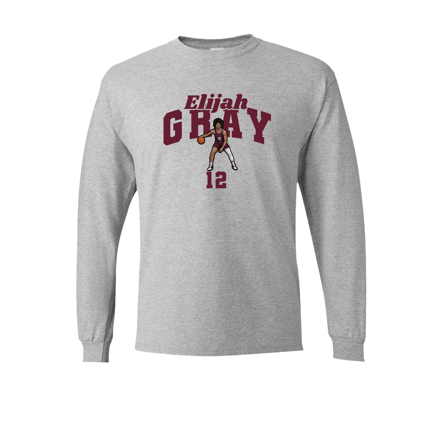 Long Sleeve Tee — Signature Arch in Grey
