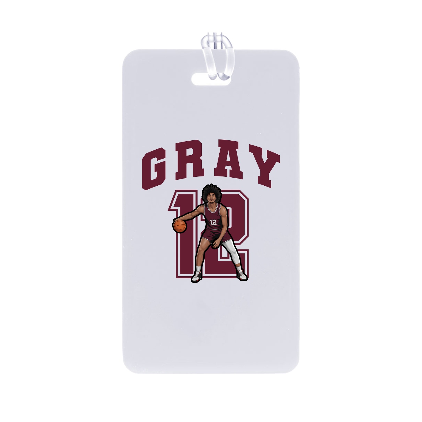 Bag Tag — Number in Classic