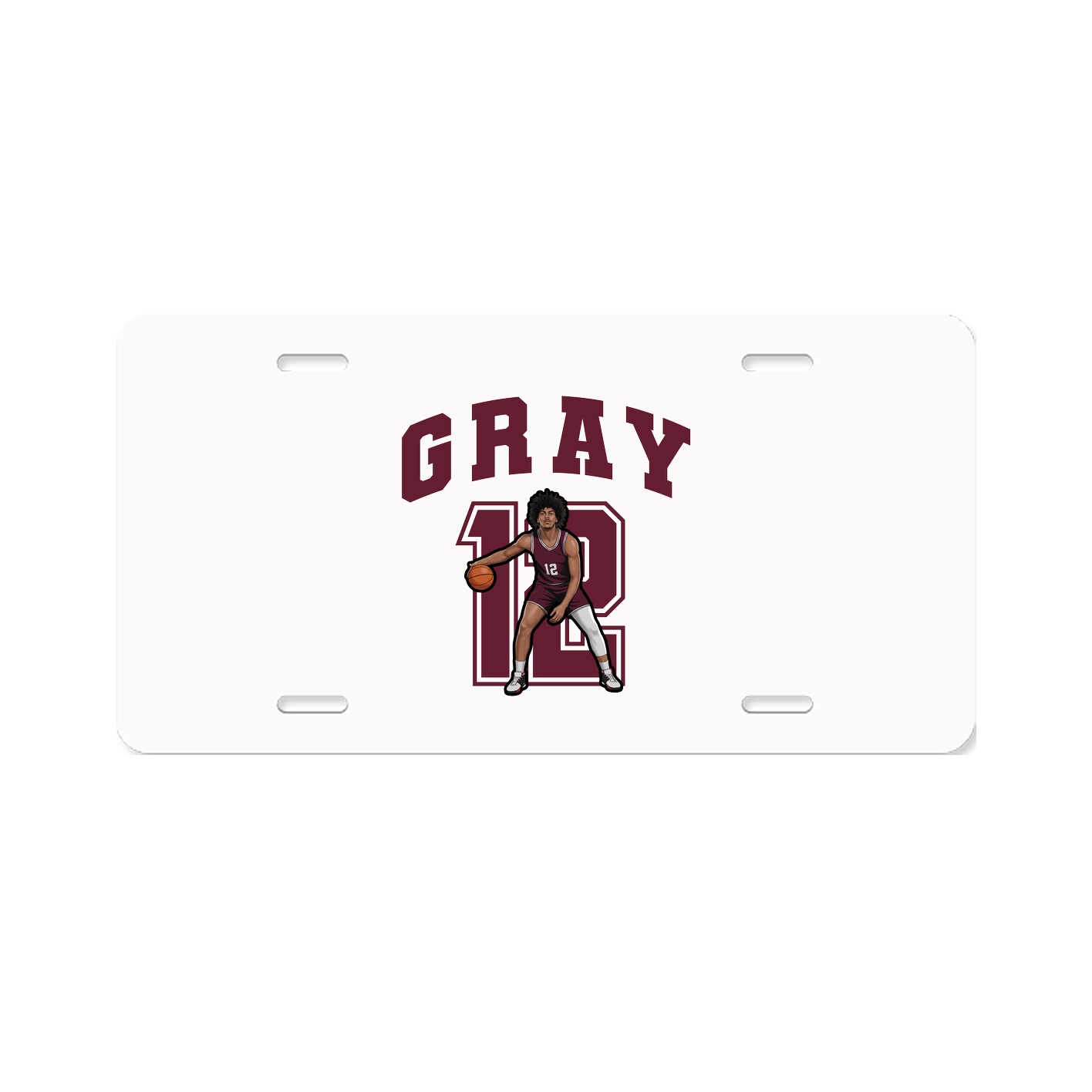 License Plate — Number in Classic
