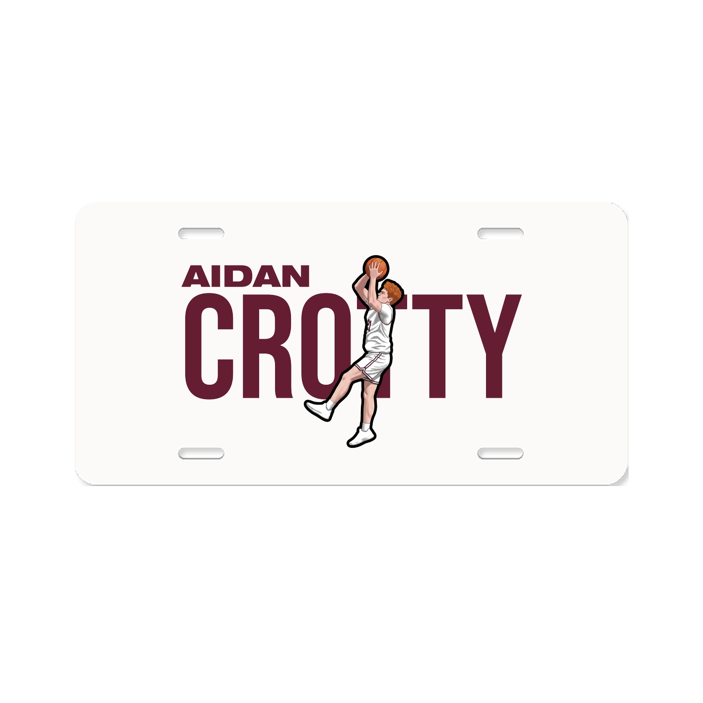 License Plate — Player Name in Classic