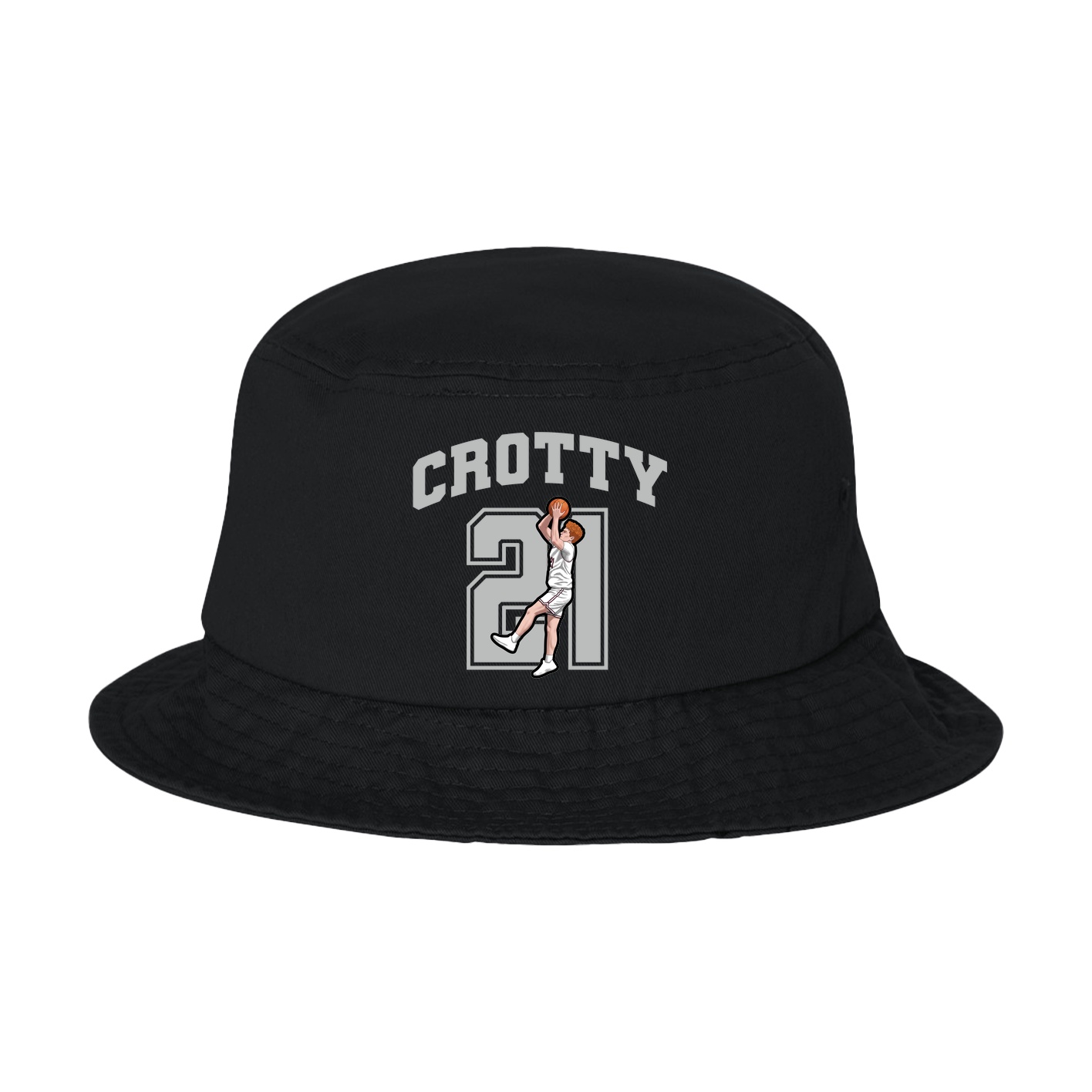 Bucket Cap — Number in Black