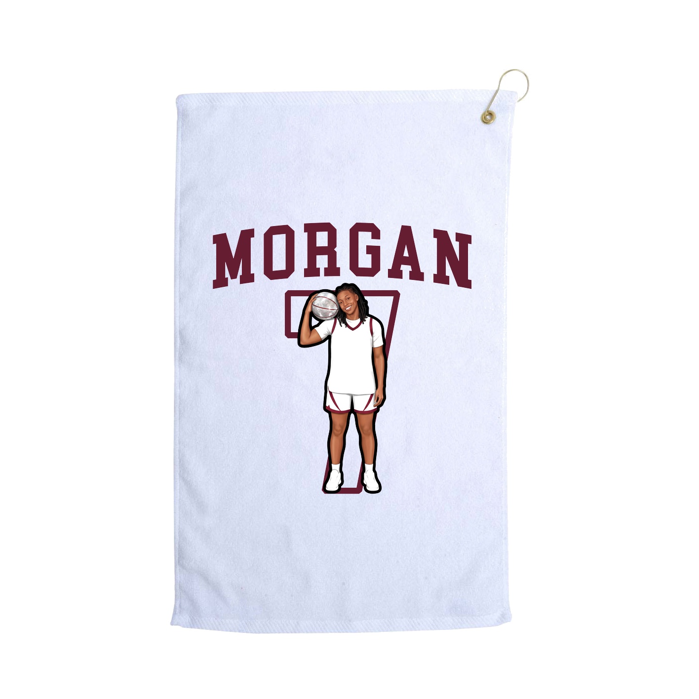 Golf Towel — Shirsey in White