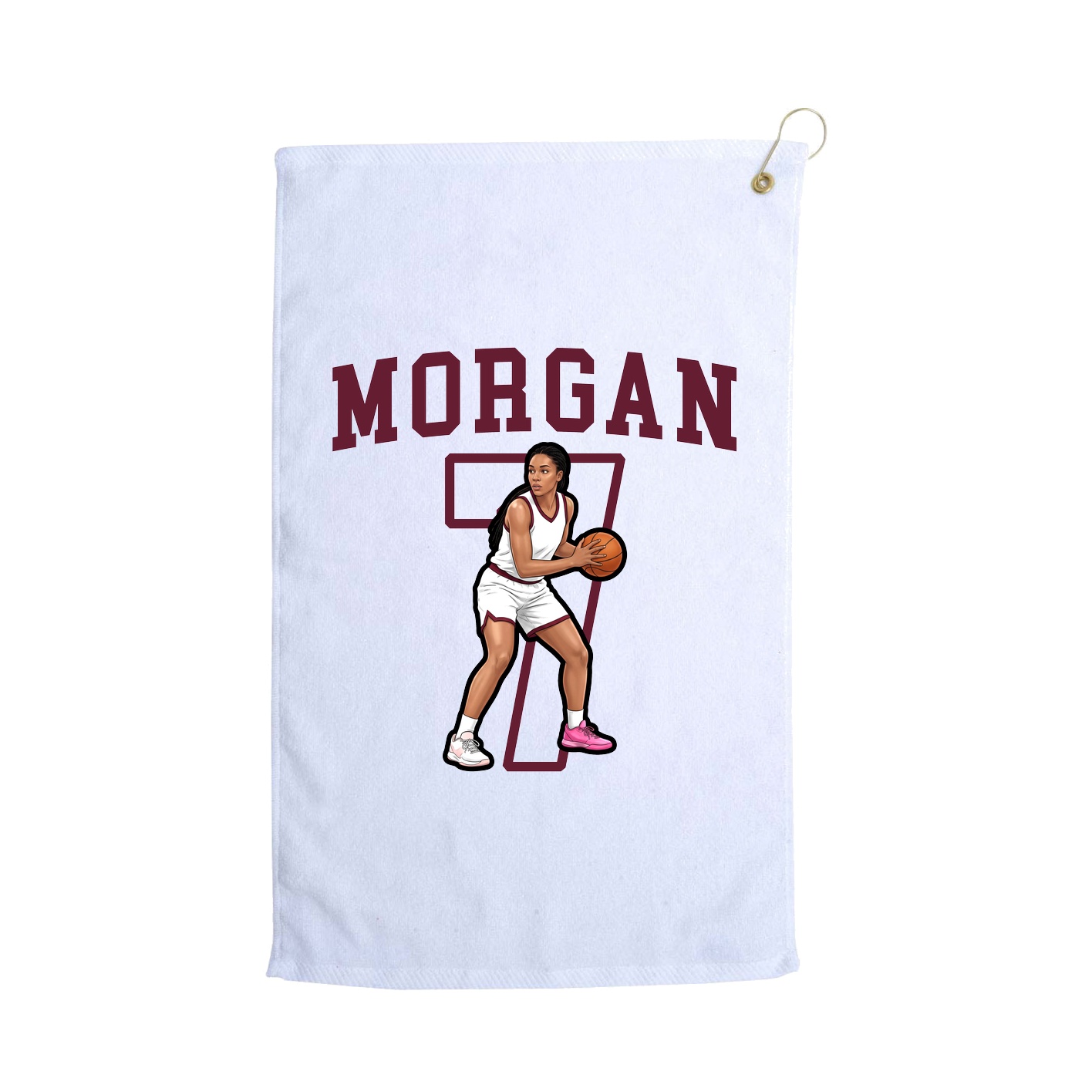 Golf Towel — Shirsey in White